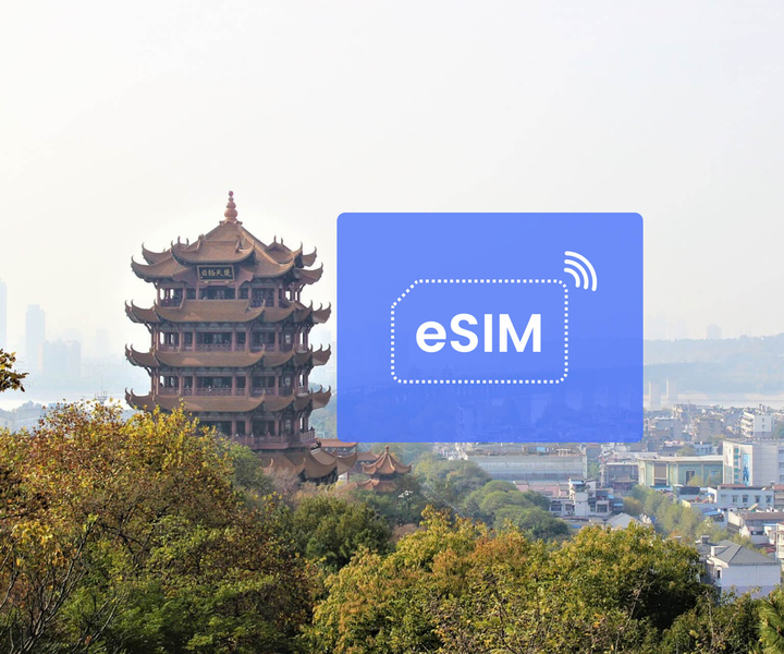 Wuhan: China (with VPN)/ Asia eSIM Roaming Mobile Data Plan
