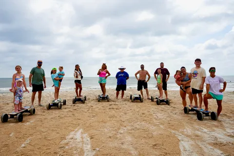 Spiaggia di St. Augustine: Surf sulla sabbia e giro guidato sulla spiaggia