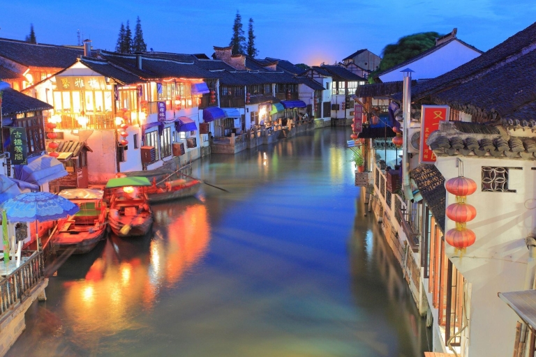 Shanghai: Zhujiajiao Water Town with Airport Transfer option Outskirt/Airport/Cruise Port: Guide, Car, Entrance Fee&Food
