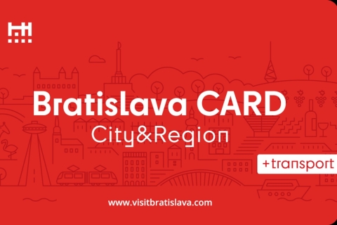 Karta Bratysława z opcją transportu publicznego i pieszą wycieczkąKarta Bratislava obejmująca transport publiczny - 72 godz