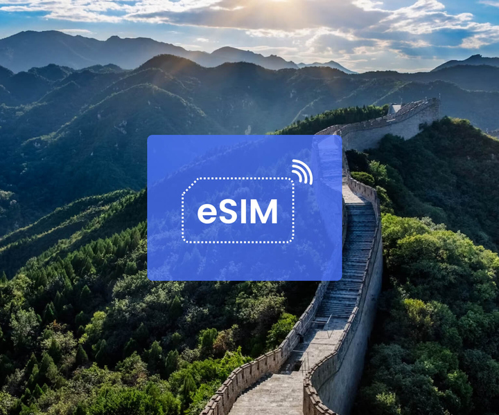 Beijing: China (with VPN)/Asia eSIM Roaming Mobile Data Plan