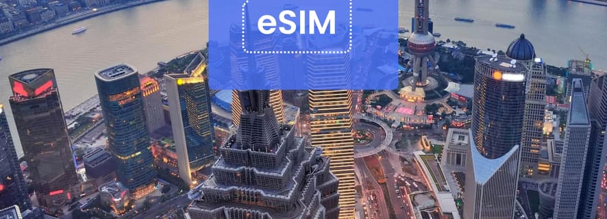 Shanghai: Cina (con VPN) o Asia eSIM Roaming Mobile Data