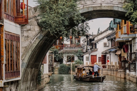 Shanghai: Zhujiajiao Water Town with Airport Transfer option Outskirt/Airport/Cruise Port: Guide, Car, Entrance Fee&Food