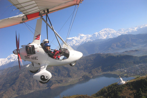 Avonturen in de lucht: ultralicht vliegen over Pokhara