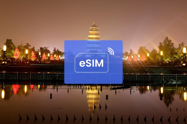 Visit Xi'an China (with VPN)/ Asia eSIM Roaming Mobile Data Plan in Haikou