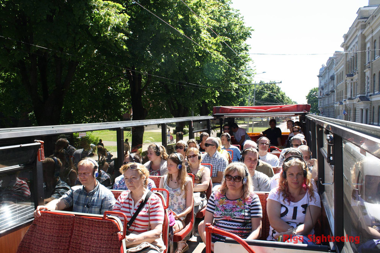 RigaGrandTour: Hop-On Hop-Off przez cały dzień / odbiór z hotelu /GrandTour Hop-On Hop-Off przez cały dzień