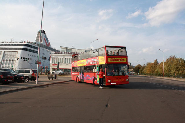 Riga:HopOn HopOff Bus tour for cruise guests/Stadtrundfahrt