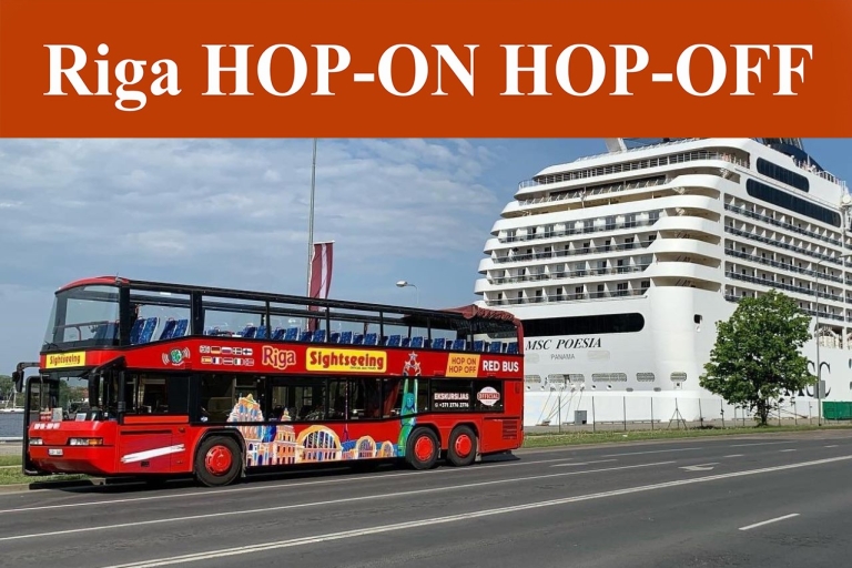 RigaGrandTour: Hop-On Hop-Off przez cały dzień / odbiór z hotelu /GrandTour Hop-On Hop-Off przez cały dzień
