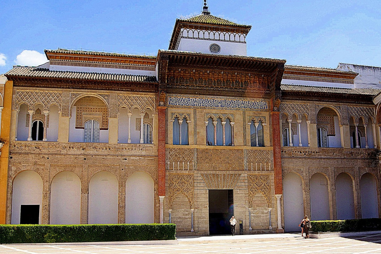 Sevilha: Tour guiado do Alcázar em pequenos grupos com ingressoSevilha: excursão guiada ao Alcázar para pequenos grupos com ingresso