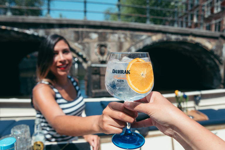 Amsterdam: croisière touristique d'une heure sur le canal Gin & Tonic