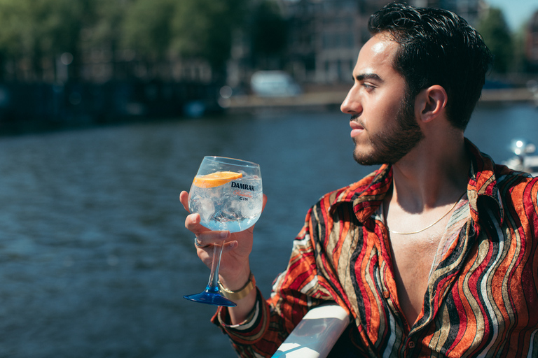 Amsterdam: croisière touristique d'une heure sur le canal Gin & Tonic