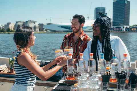 Amsterdam: croisière touristique d'une heure sur le canal Gin & Tonic