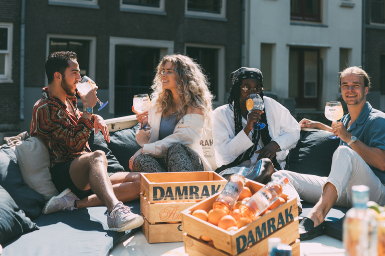 Amsterdam: croisière touristique d'une heure sur le canal Gin & Tonic