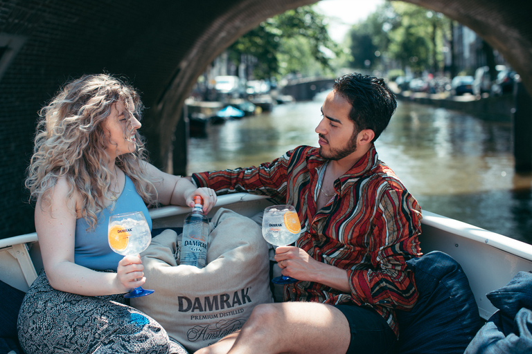 Amsterdam: croisière touristique d'une heure sur le canal Gin & Tonic