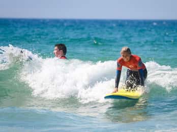 Newquay: Prova-på-surflektion