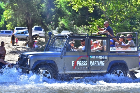 Side: Full Day Rafting, Zipline, Jeep Safari & Buggy Tour Full Day Jeep Safari, Rafting & Zipline With Transfer &Lunch