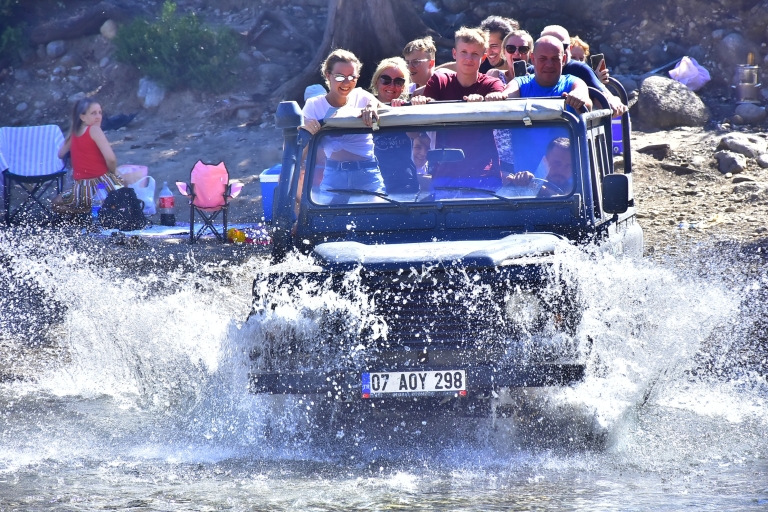 Side: Full Day Rafting, Zipline, Jeep Safari & Buggy Tour SİDE: Full Day Whitewater Rafting + lunch Without Transfer