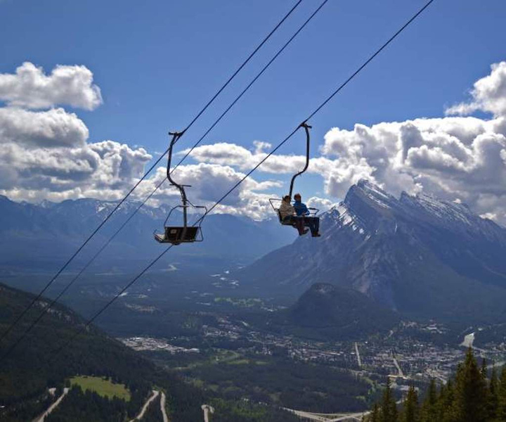 Banff: giro turistico in seggiovia in alto sopra Banff