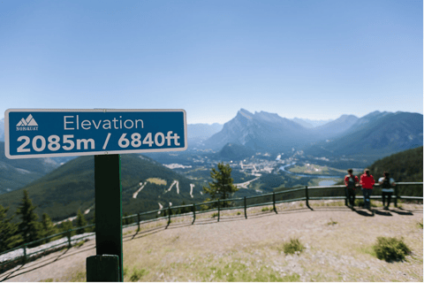 Banff: Sightseeing-Sesselliftfahrt hoch über Banff