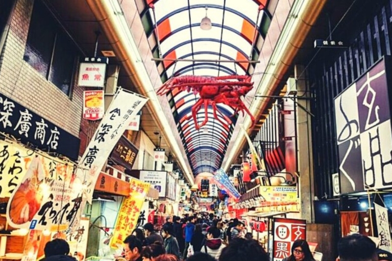 Visite tout compris des marchés de Kuromon : Les saveurs d'Osaka