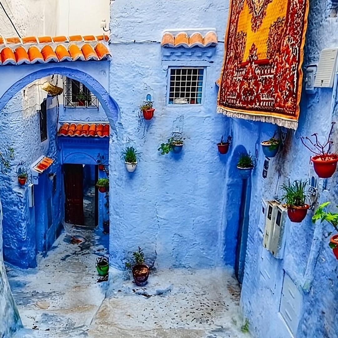 Au départ de Fès : Excursion d'une journée à Chefchaouen avec transferts aller-retour - trekking