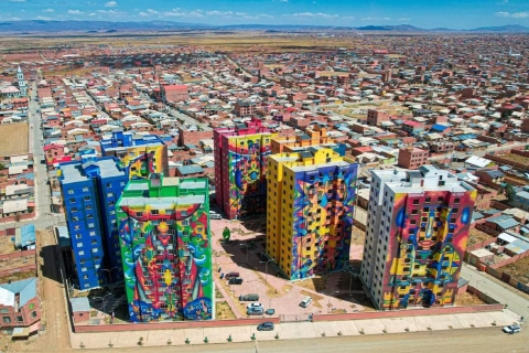 Tour door de stad El Alto en Cholets