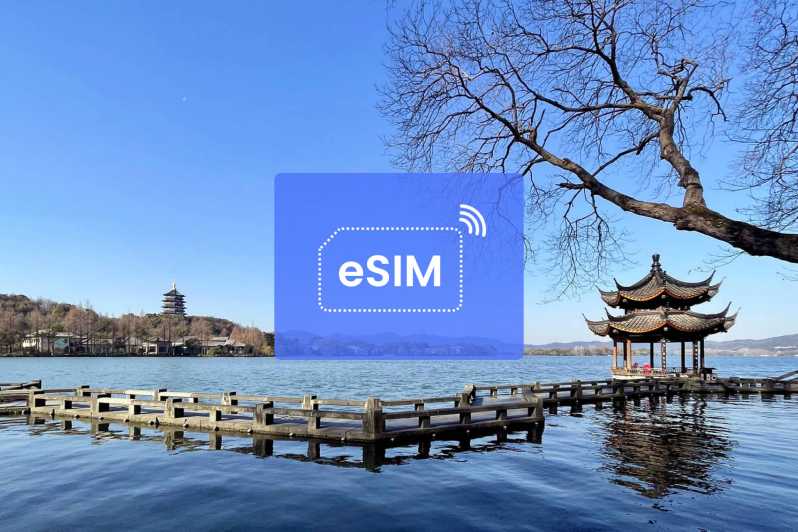 Hangzhou: Čína (s VPN)/ Asie eSIM Roaming Mobilní data Pl