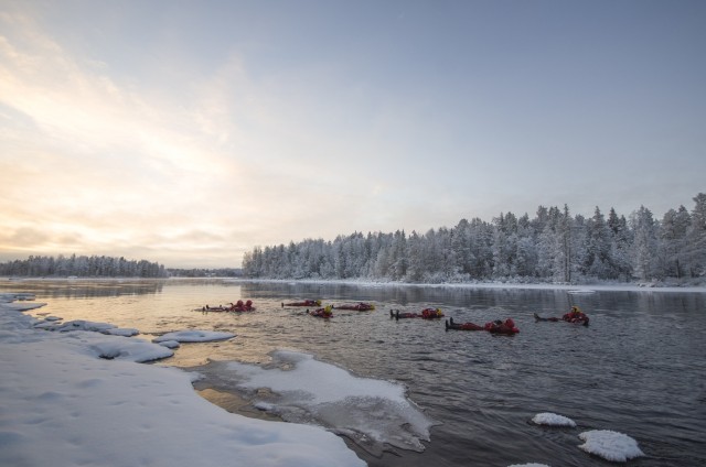 Visit Ruka River Floating in Ruka, Finland