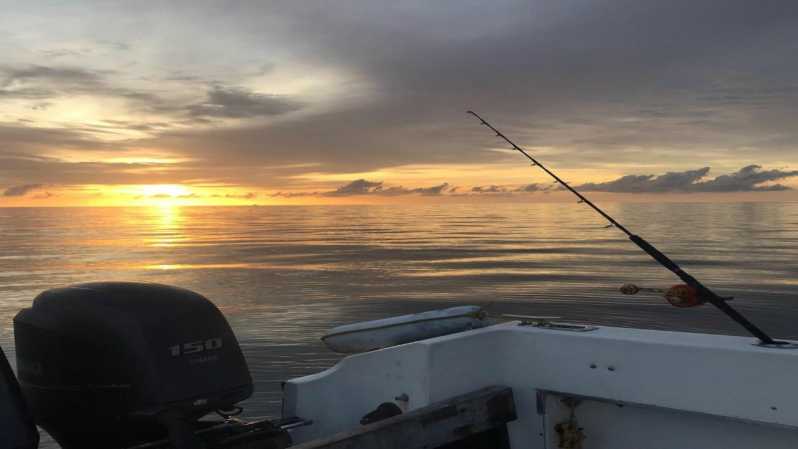 Sunset Fishing Trip in the Vast Waters of Maldives.
