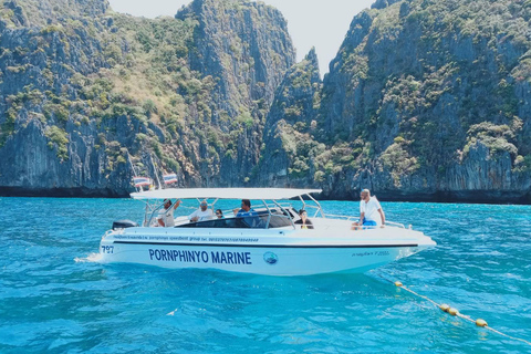 Au départ de Phuket : James Bond et les îles Phi Phi visite privée en bateauBateau rapide VIP privé pour les îles James Bond et Phi Phi