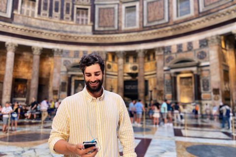 Rome: Fast Track Pantheon Entry Ticket with Audio Guide App