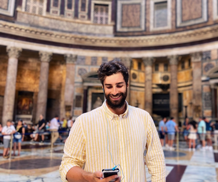 Rome : Billet d'entrée rapide au Panthéon avec application audio guide
