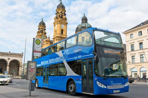 Monachium: karta miejska z ponad 45 atrakcjami i autobusem Hop-on Hop-off