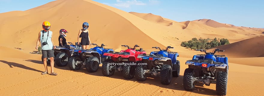 Excursion d'une heure en quad dans le désert du Sahara