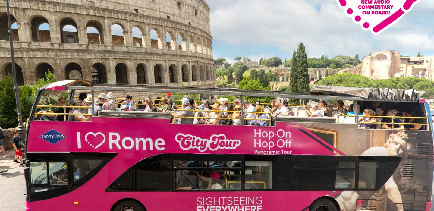 Rom: Hop-on Hop-off Sightseeing Bus Tour
