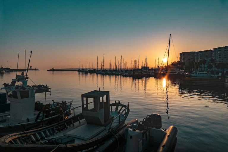 Coucher de soleil sur la mer