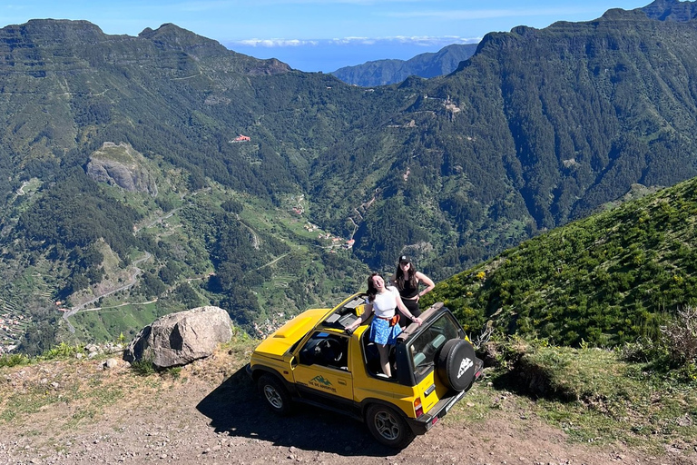 Desde Funchal: Cabo Girao, Excursión Safari por las Montañas y Poncha