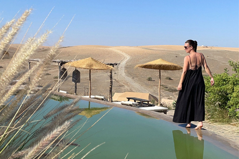 Marrakech: pranzo magico nel deserto di Agafay con piscina