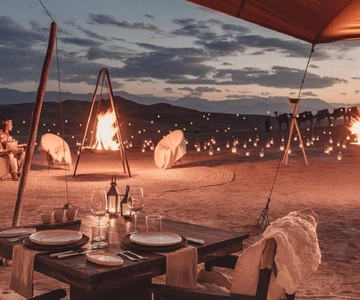 Marrakech: Agafay Desert Camel Ride, Sunset, and Dinner