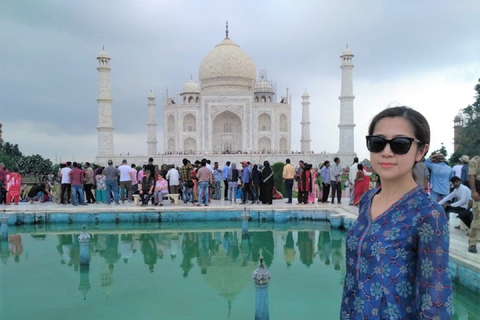 Agra City Tour Taj Mahal, Agra Fort, Baby Taj and Mehtabh Bagh(Car + Guide)