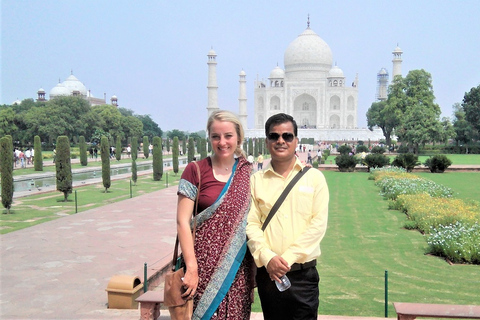 Agra City Tour Taj Mahal, Agra Fort, Baby Taj and Mehtabh Bagh(Car + Guide)