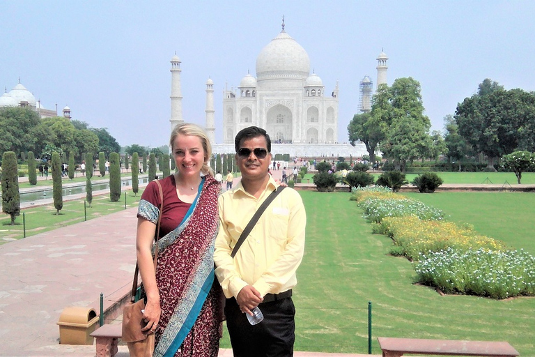 Wycieczka po AgrzeTaj Mahal, Fatehpur Sikri, Grobowiec Akbara (samochód + przewodnik)