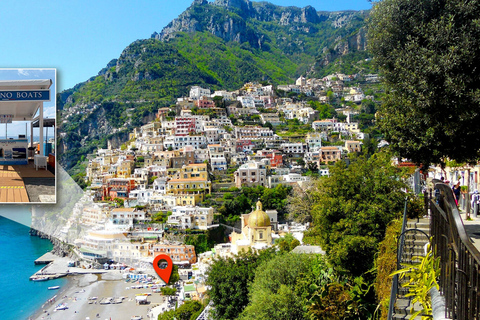 From Positano/Praiano: 1h 30 min Private Sunset Cruise Private Sunset with Champagne