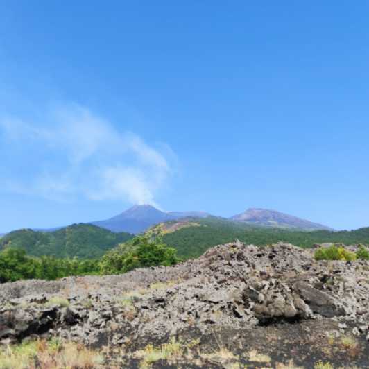 Tour mattutino dell'Etna, grotte e crateri