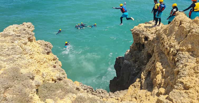 Albufeira: Guided Coasteering Tour with Cliff Jumping