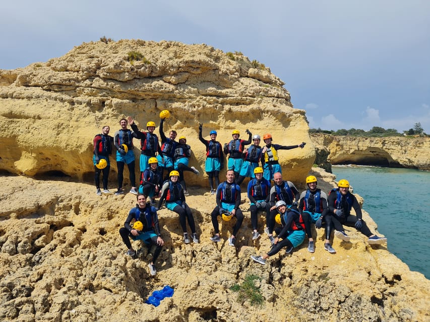 Albufeira Guided Coasteering Tour with Cliff Jumping GetYourGuide