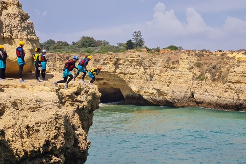 Albufeira: Guided Coasteering Tour with Cliff Jumping