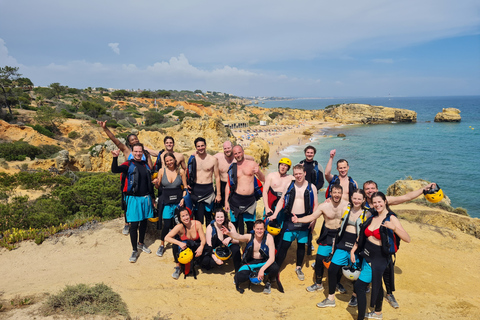 Albufeira: Guidad Coasteering-tur med klipphoppning