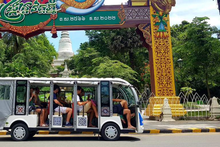 Tour del patrimonio di Phnom Penh in autobus elettricoTour storico di Phnom Penh in autobus elettrico