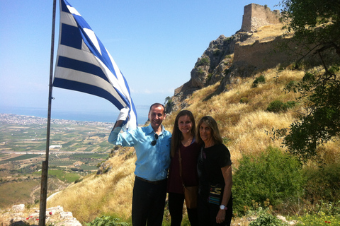 Da Atene: tour privato di Corinto e panoramica con trasferimento